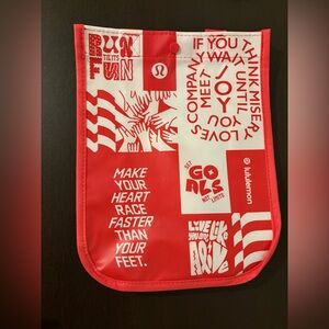 Lululemon Reusable Red Tote Bag